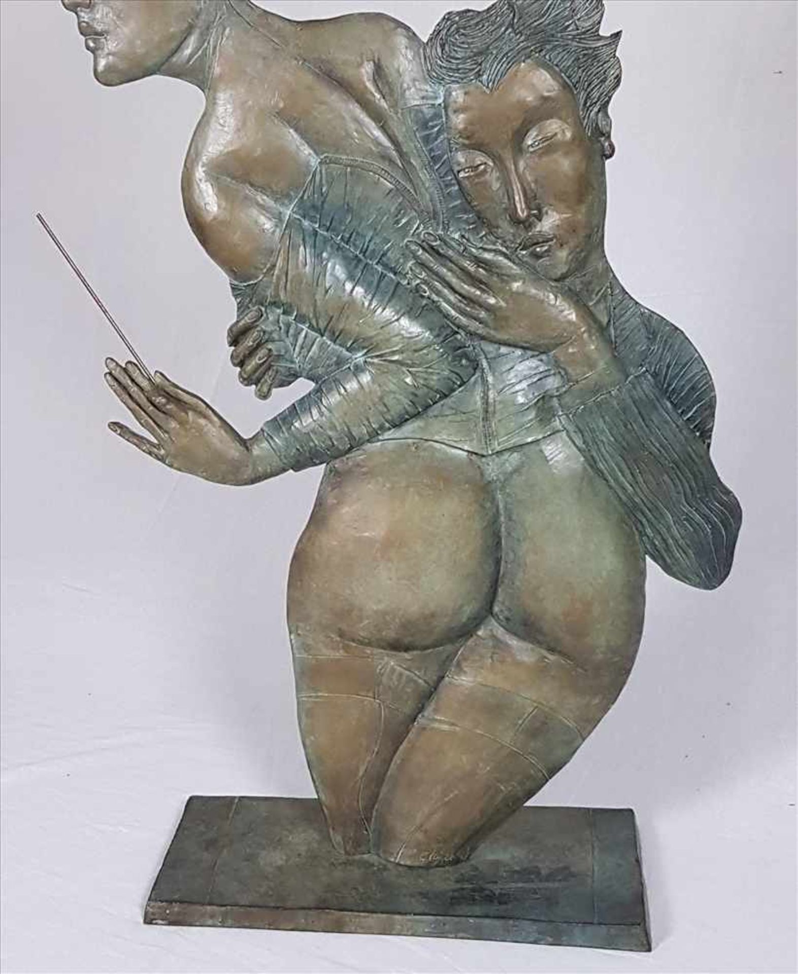 Ceytaire,Jean-Pierre (*1946 in Paris) -"Monsieur joue d'un bel instrument,Madame donne le tempo", - Bild 3 aus 9