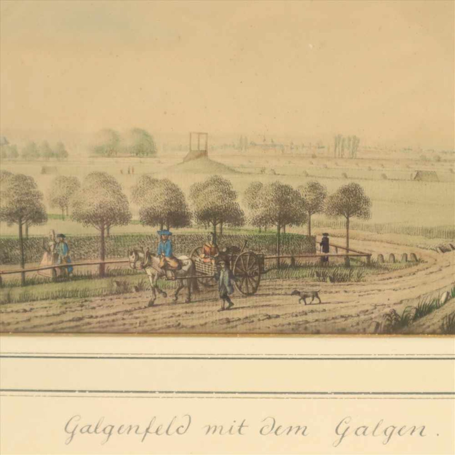 Zehender, Johann Casper (1742 Schaffhausen - 1805 ebd., nach) - 2 Ansichten von Frankfurt am Main im - Bild 3 aus 3