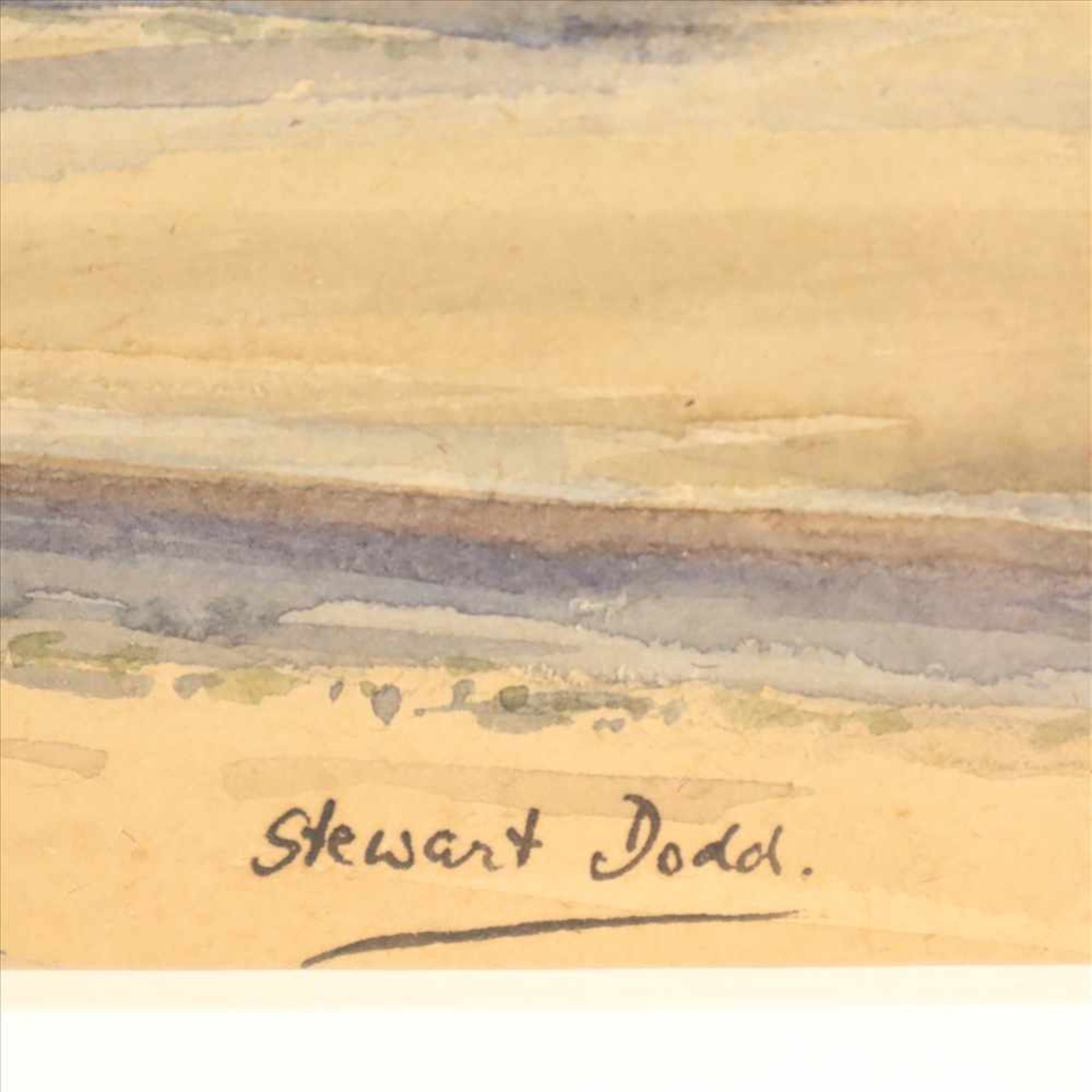 Dodd, Stewart (20.Jh.) - "Falcarragh Beach Co. Donegal", Aquarell, unten rechts signiert "Stewart - Bild 3 aus 4