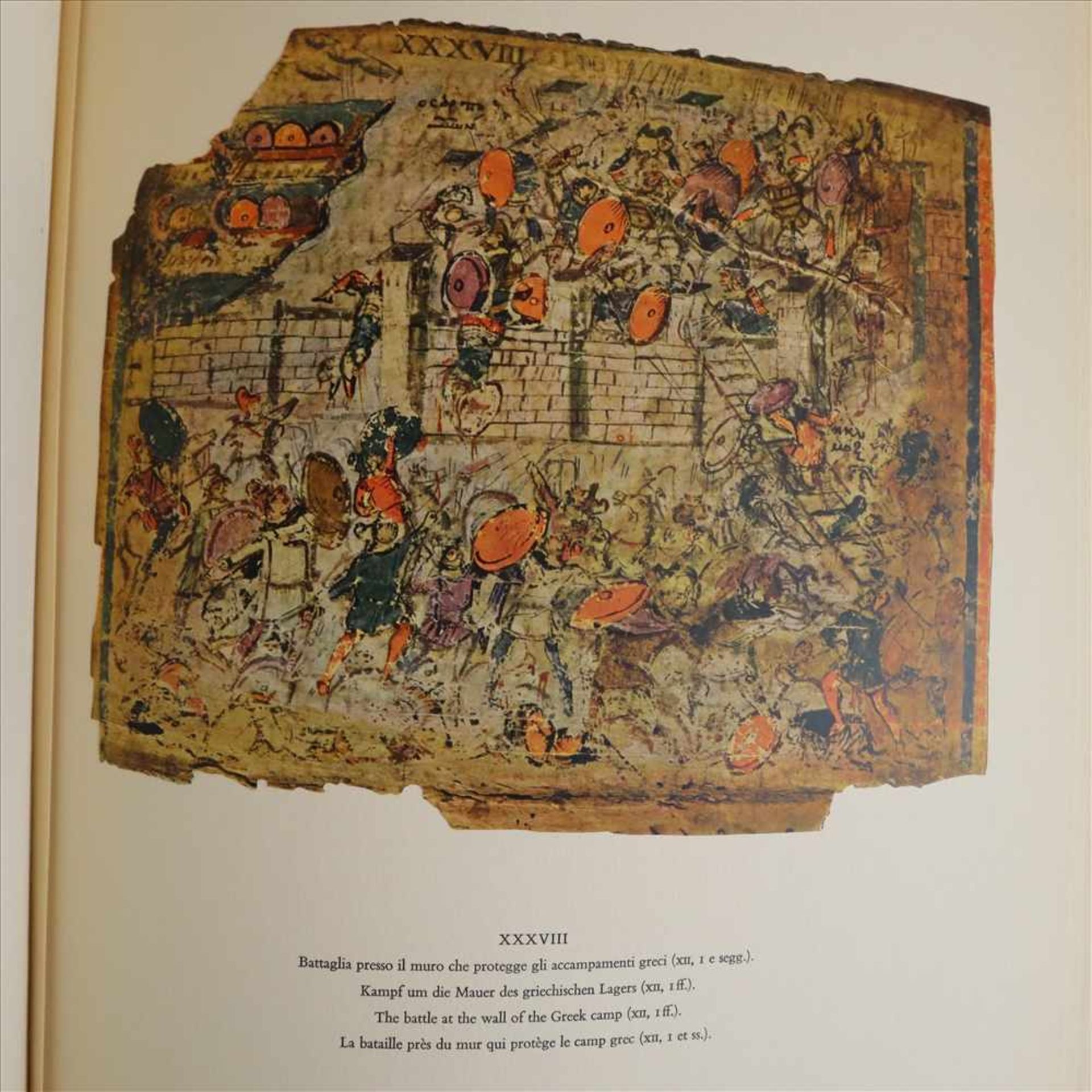 Homer - Ilias Ambrosina. Cod. F. 205 P. inf. Bibliothecae Ambrosianae Mediolanensis, Bern und - Bild 7 aus 7