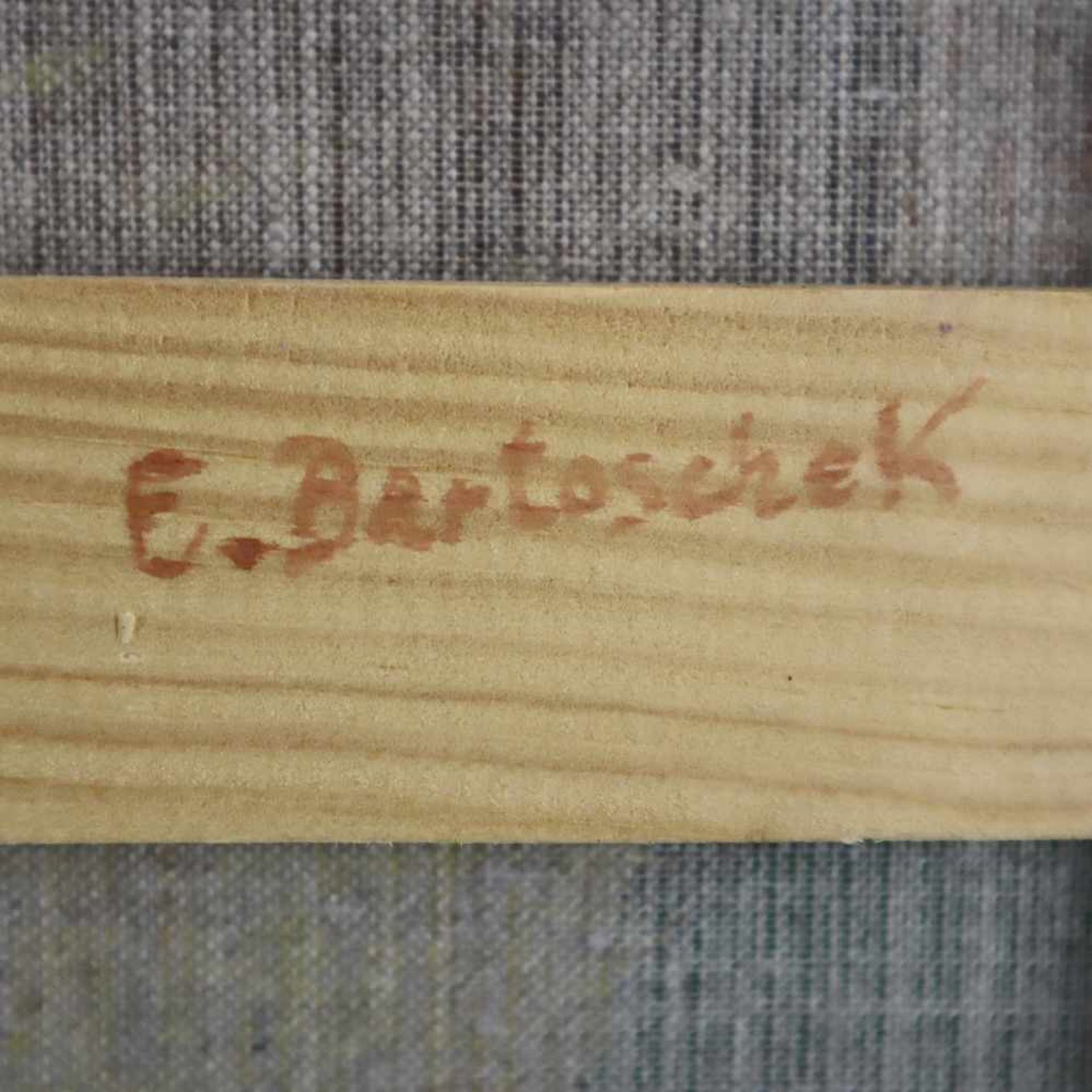 Bartoschek, Emil (1899 Czuchow (Oberschlesien) - 1968 Limburg) - Abstrakte Farbkomposition, - Bild 5 aus 5