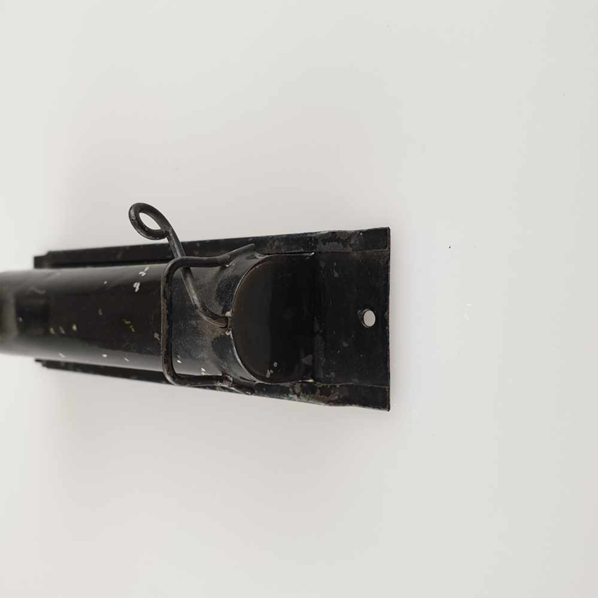 Batterie-Lampe - Metallkorpus, schwarz gefasst, Entwurf wohl Marianne Brandt, Alters- und - Bild 5 aus 6