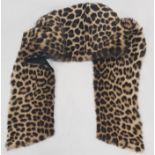 GENUINE LEOPARD SKIN SHOULDER SCARF BY MADAME LOUISE LTD, NAIROBI