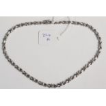 9CT WHITE GOLD COLLAR CHAIN