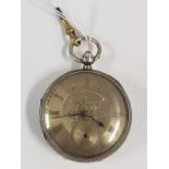 SILVER FUSEE POCKET WATCH