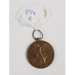 VICTORY MEDAL 159 - PTE A LIGGETT R.IR.REGT