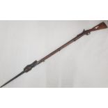 SNIDER ENFIELD RIFLE EX RICR WITH BAYONET, SCABBARD & FROG