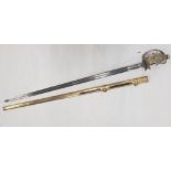 BRITISH REGULATION PATTERN 1814 HOUSEHOLD CAVALRY OFFICERS DRESS SWORD