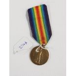 VICTORY MEDAL 13718 - PTE H THOMPSON R.IR.RIF