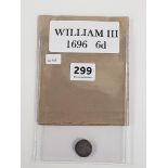 COIN WILLIAM III - 1696