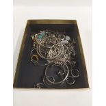 QUANTITY OF SILVER JEWELLERY