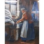 J P ROONEY - OIL - WASHING UP 19'X15'