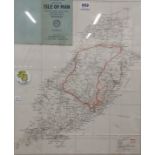 FRAMED ISLE OF MAN MAP