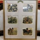 FRAMED SET OF BOER WAR PRINTS