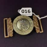 OFFICERS WAIST BELT CLASP TO THE 83RD REGIMENT (CO OF DUBLIN)