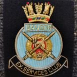 BULLION BLAZER BADGE - BANGOR EX SERVICEMANS CLUB