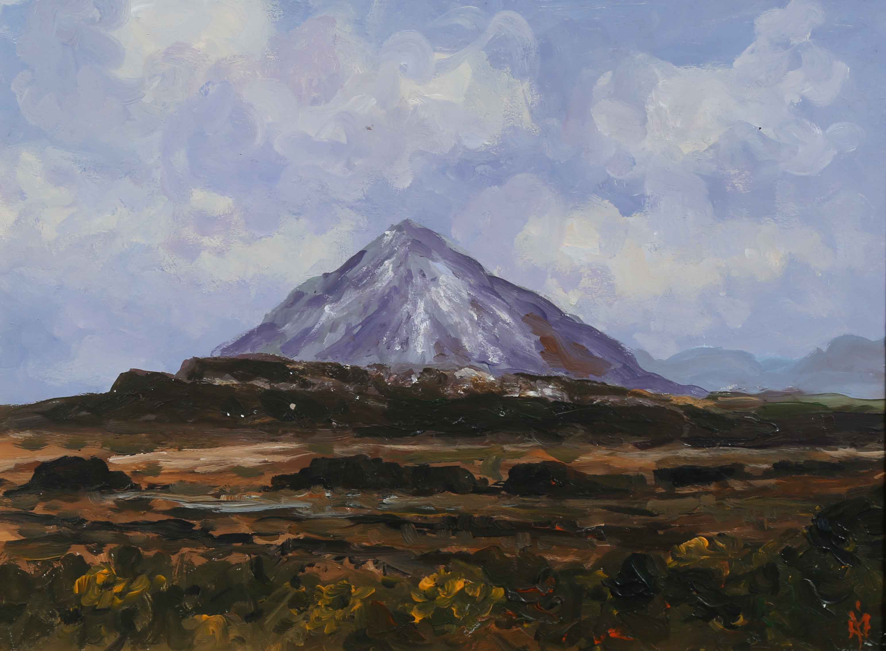 MOUNT ERRIGLE, DONEGAL - HUGH MCILFATRICK - OIL - 12 X 16