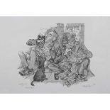 DINING OUT - ROWELL FRIERS - ORIGINAL PENCIL