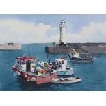 DONAGHADEE - KENNY HAYES - WATERCOLOUR - 11 X 15