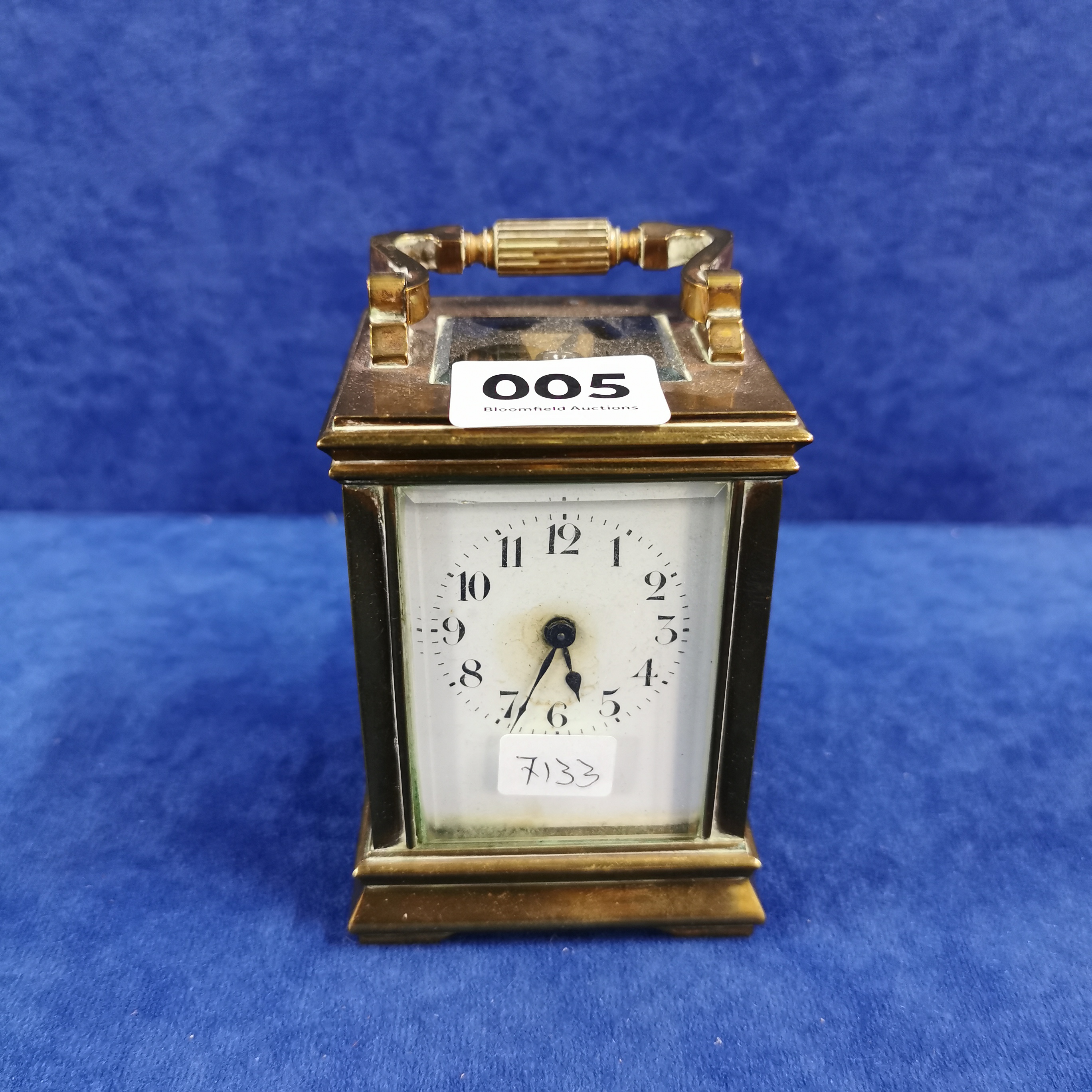 BRASS CARRIAGE CLOCK