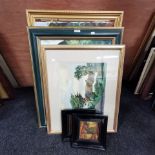 LARGE QUANTITY OF WATERCOLOURS, OILS AND PRINTS