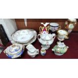 QUANTITY OF HAND PAINTED CHINA