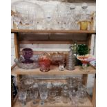 LARGE QUANTITY OF OLD GLASSWARE