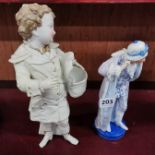 2 ANTIQUE FIGURES