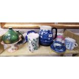 SHELF LOT OF GOOD QUALITY CERAMICS