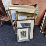 LARGE QUANTITY OF WATERCOLOURS , OILS AND PRINTS