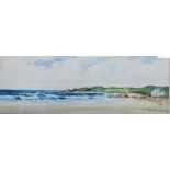 WATERCOLOUR SEASCAPE CRESWELL BOAK