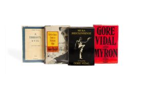 Ɵ Gore Vidal, Works, first editions, signed by the author [Boston, New York and London, 1956 – 1975]