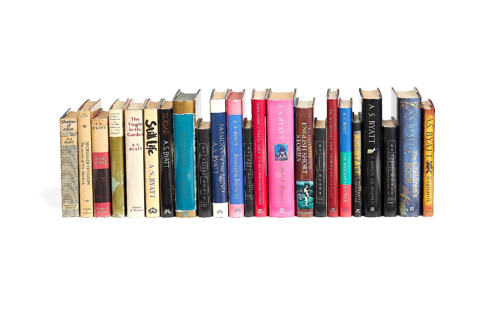 Ɵ A.S. Byatt, Works including complete set of novels, first editions, signed by the author