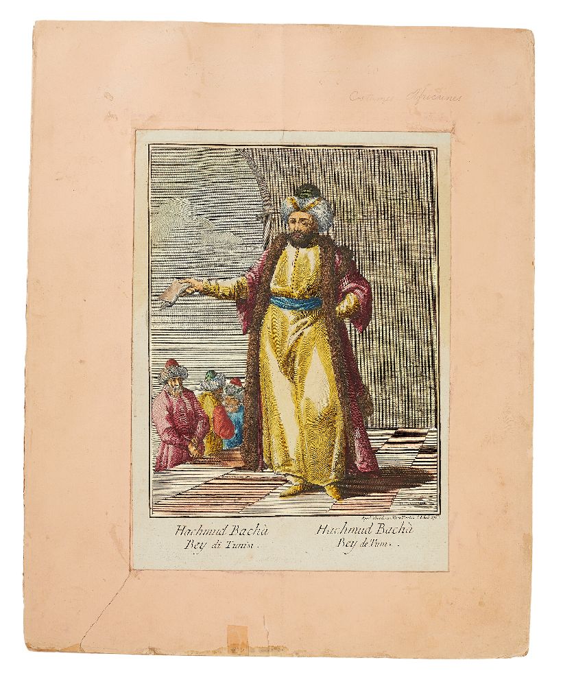 A Collection of 13 engraved costume plates, most relating to North Africa, by Theodore Viero of Veni - Image 4 of 4