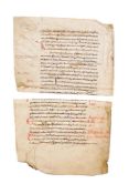 Cuttings from a Romanesque copy of Priscian, Institutiones Grammaticae