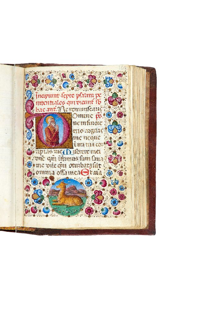 Ɵ Miniature Book of Hours, Use of Rome, in Latin, opulently illuminated manuscript on parchment - Image 6 of 6