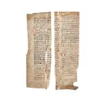 Two cuttings from a Noted Breviary, in Latin, manuscript on parchment [Germany, mid-twelfth century]