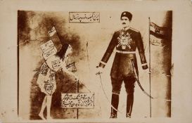 A important archive of Qajar and Pahlavi postcards, internationally produced, all relating to Iran