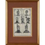 Portraits of Persian Kings, engravings and lithographs on paper [various places, 1840-1900]