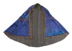 A Qajar Prince's Cape, together with a suit jacket and waistcoat set