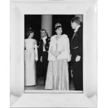 The Shah and Empress Arrive, for a state dinner given by the President and Mrs Kennedy