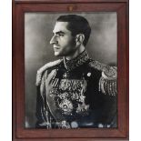 Portrait of Muhammad Reza Shah Pahlavi, taken in 1953 upon the formation of the Regency Council