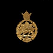 Pahlavi Military Badge, bronze [Iran, 1930-50]