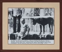 The Emperor has practically no Clothes on, reprinted press photograph from an image