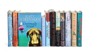 Kate Atkinson, Works, first editions signed by the author [most UK, 1995-2015]