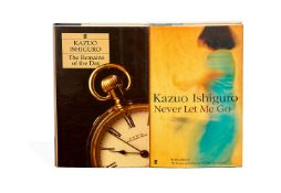 Kazuo Ishiguro, The Remains of the Day and Never Let Me Go, both first editions, signed by the autho