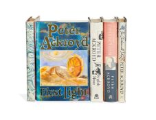 Peter Ackroyd, Works, first editions signed by the author [London, 1987-2003]