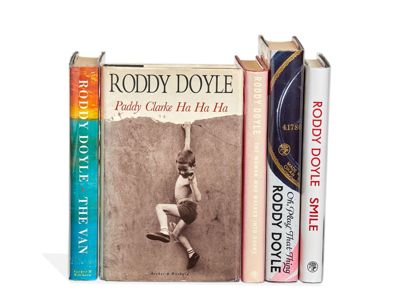 Roddy Doyle, Works, first editions signed by the author [UK, 1991-2017]