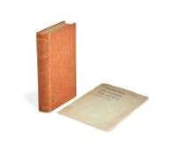 V. Sackville West, Pepita, first edition, Leonard and Virginia Woolf at the Hogarth Press [London, 1