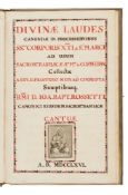 Ɵ Series of four Choirbooks, in Latin, manuscripts on paper in fine silver-edged bindings